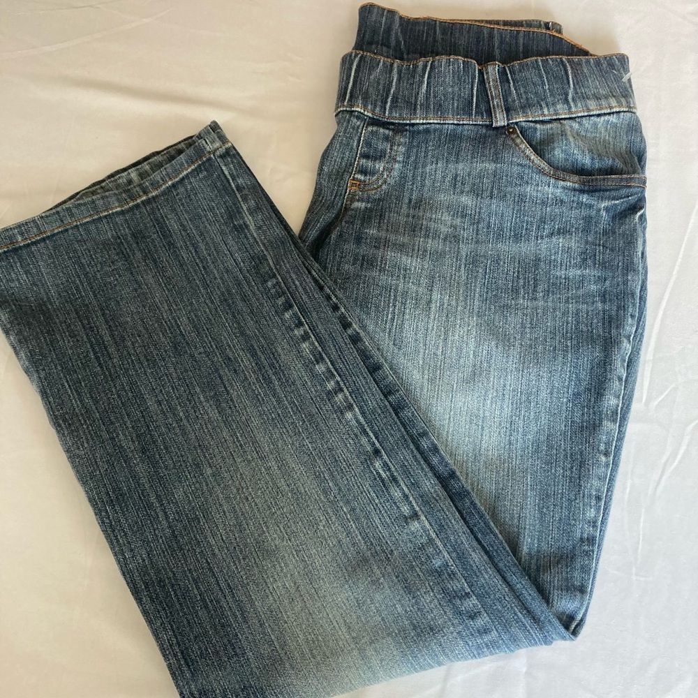 MOTHERHOOD MATERNITY WOMEN JEANS PANTSđź’•SIZE Lđź’• - Picture 1 of 8